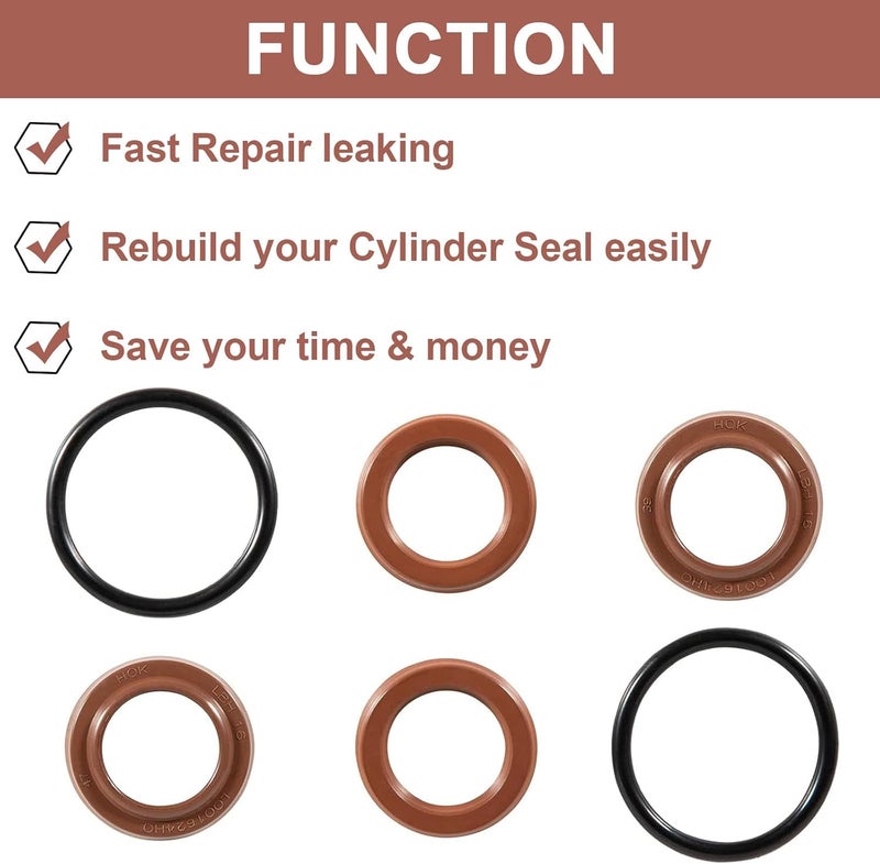YMT Steering Cylinder replacement seal kit - Image 4